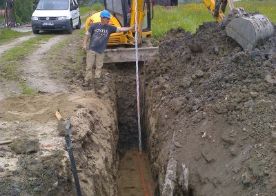 Budowa kanalizacji sanitarnej w zachodniej części Gminy Limanowa